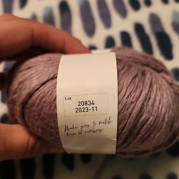 Lion Brand Mako Cotton Yarn in Purple 1 Of 8 - Picture 3 of 3